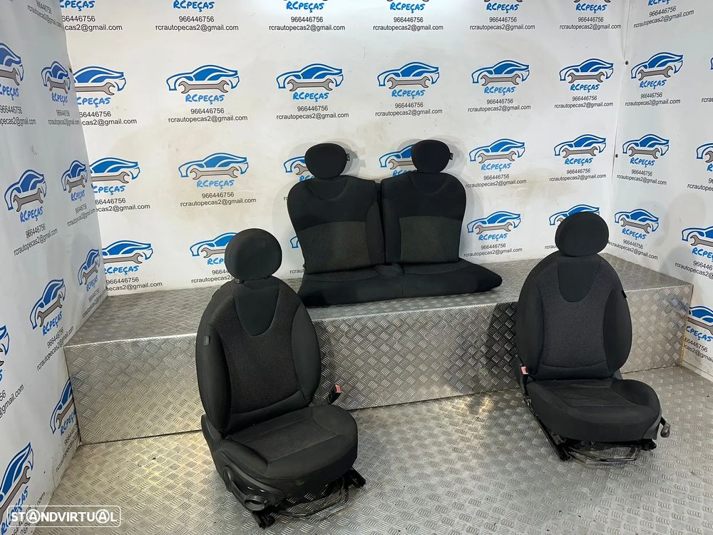 Conjunto Bancos Tecido Frente Frontais Tras Traseiros Mini One Cooper R56 2006 - 2012 - 3