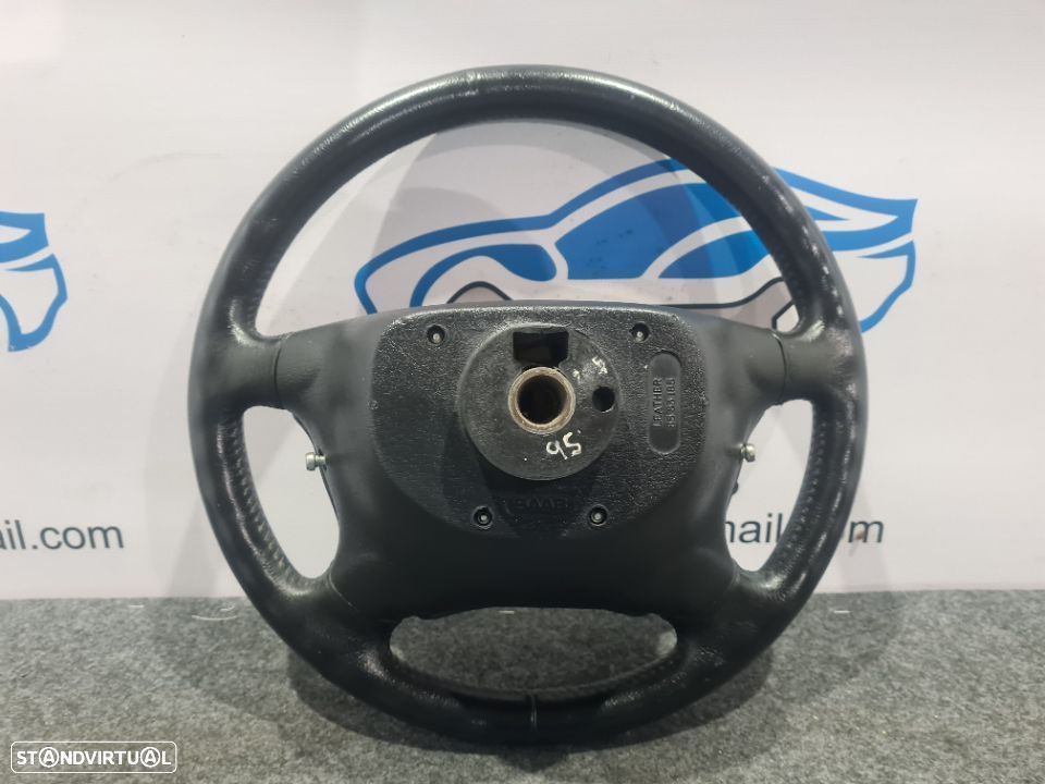 VOLANTE GUIADOR COMPLETO SAAB 95 9.5 9-5 PELE COMANDOS MULTIFUNÇÕES AIRBAG - 5