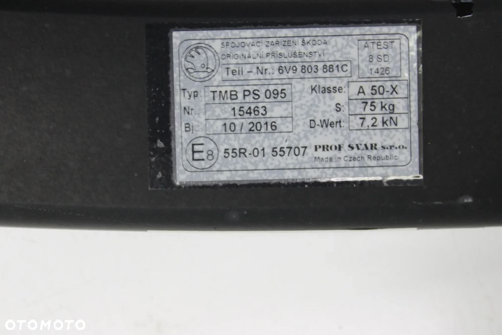 Skoda Fabia III HB Hak Holowniczy Moduł - 9