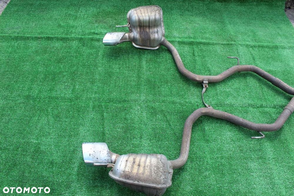 Układ wydechowy kompletny katalizatory tłumik Mercedes SL R230 SL500 - 12