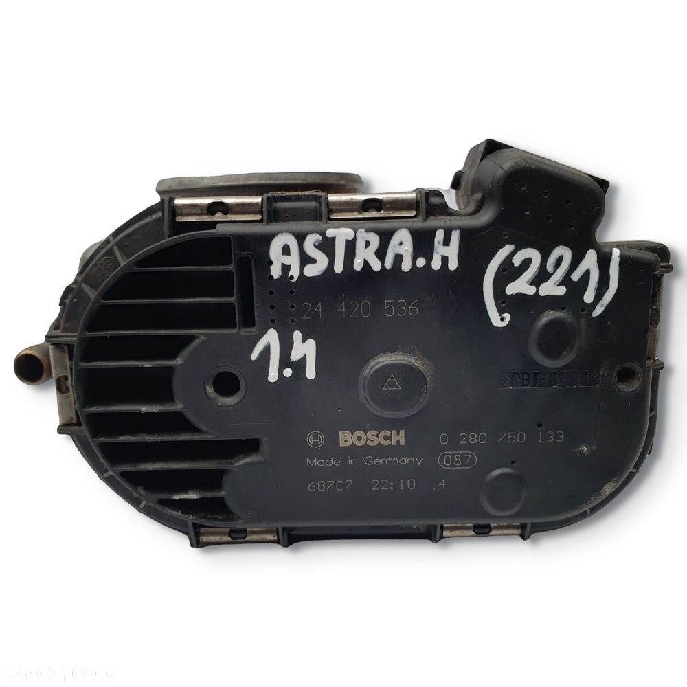 PRZEPUSTNICA Opel Astra H 1.4 16V Bosch 24420536 0280750133 - 2