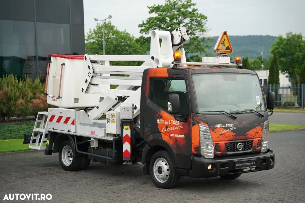 Nissan CABSTAR / ZWYŻKA 16,3 METRÓW / FRANCE ELEVATEUR /  BLIŹNIAK / UDŹWIG - 200 kg / 4 PODPORY / - 7