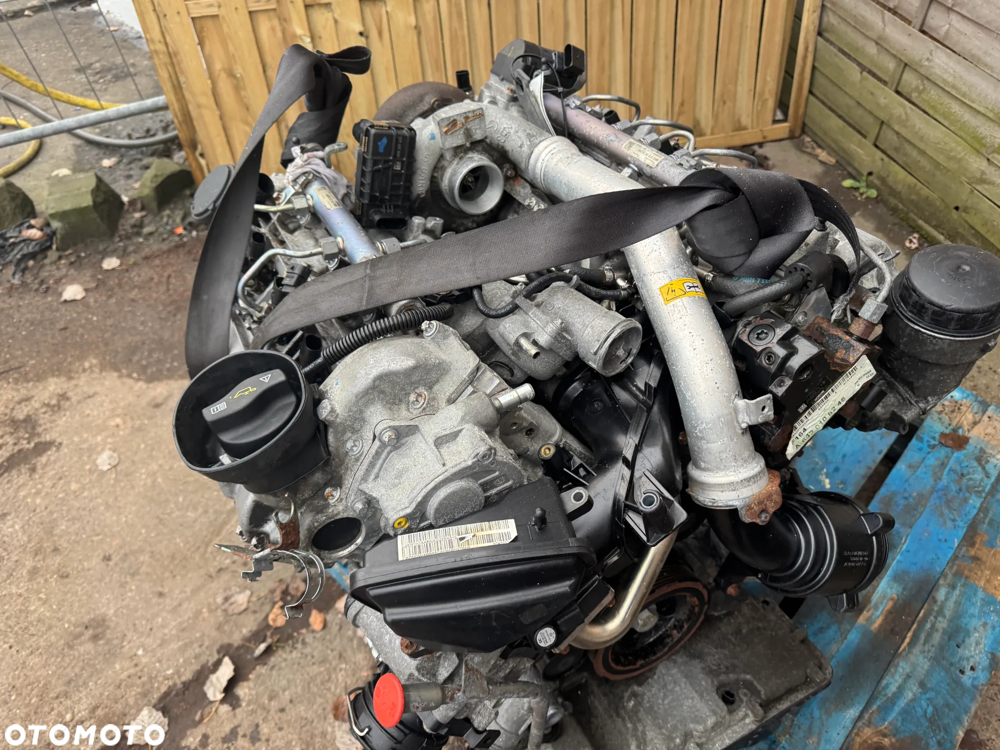 silnik om 642950 642 950 3.0 crd Mercedes ML kompletny 163 tys - 3
