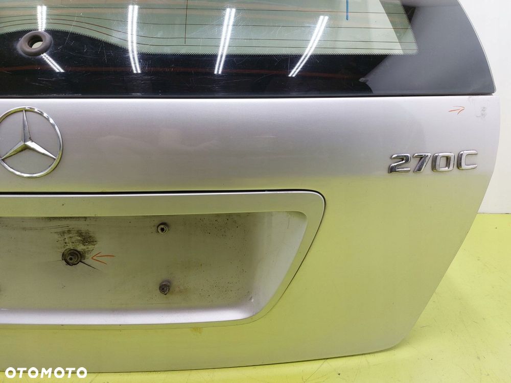 Klapa tył tylna BAGAŻNIKA Mercedes C-klasa W203 2000-2007 KOMBI 744 SREBRNY - 3