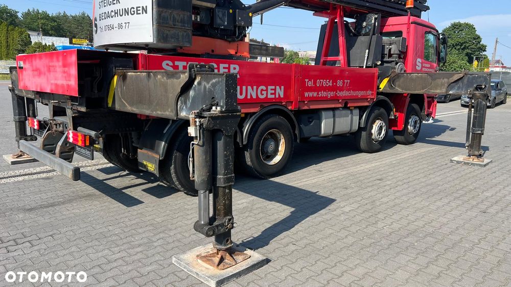 Mercedes-Benz ACTROS 4141 8x4 V6 EURO 5 DŹWIG KRAN PALFINGER PK800TK TB-KB MP2 MP3 - 10