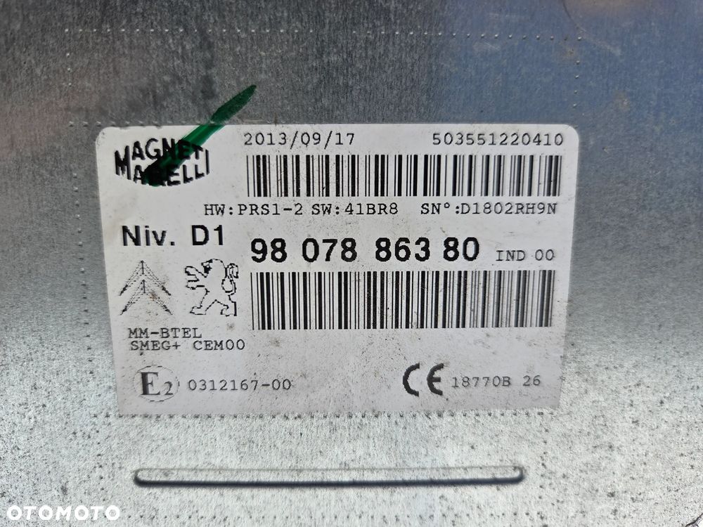 Radio nawigacja wyświetlacz Peugeot 308 T9  9807886380  9808284180 - 4
