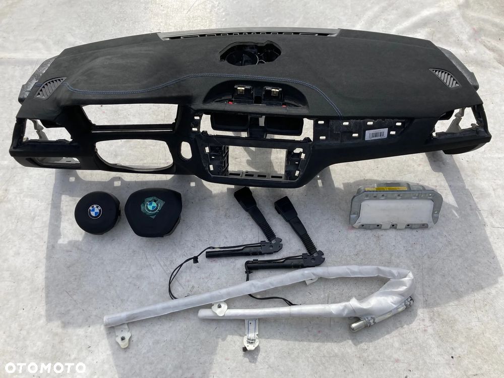 BMW 1 M1 M2 F20 F21 F22 F23 F87 FL LIFT LIFTING DESKA ALCANTARA SKÓRA niebieska nić KONSOLA KOKPIT PULPIT AIRBAG PODUSZKI POWIETRZNE KIEROWCY PASAŻERA AIR BAG DOPINACZE Okazja Sprawdź Raz2 !!!