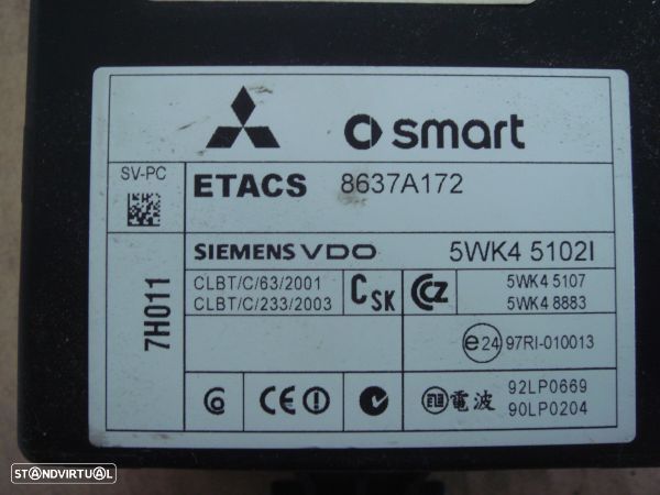 Caixa Dos Fusíveis Mitsubishi Colt Vi (Z3_A, Z2_A) - 6