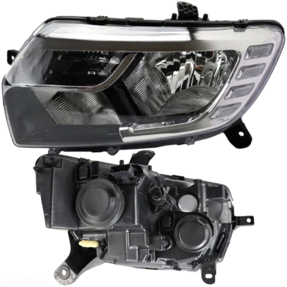 DACIA SANDERO LOGAN II 2017-2021 LAMPA PRZÓD REFLEKTOR LEWY LED 260603795R - 4