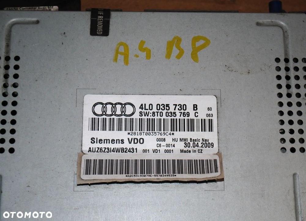 Czytnik CD Navi Audi A4 B8 - 2