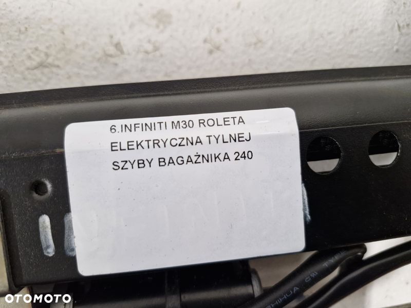 infiniti m30 roleta elektryczna tylnej szyby tył bagażnika 975801mb0c - 10