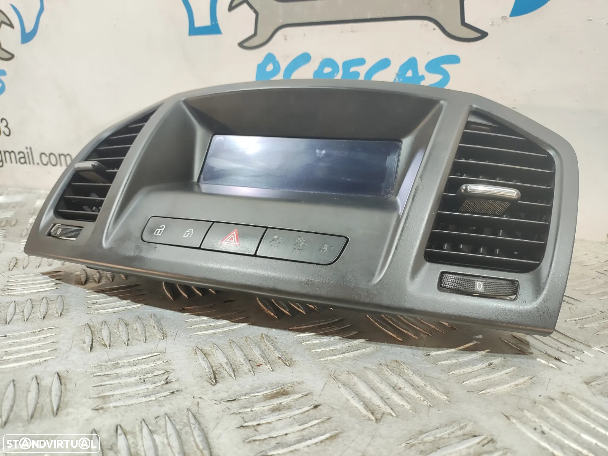 DISPLAY ECRA RADIO MULTIMEDIA MULTIFUNÇÕES OPEL INSIGNIA A G09 12844841G A2C53363871 - 4