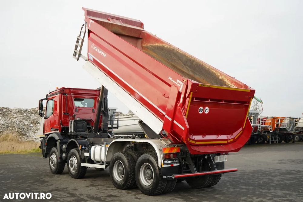 Mercedes-Benz AROCS 4145 / 8x8 / BASCULATOR SPATE / KH KIPPER / MANUAL / EURO 6 - 3