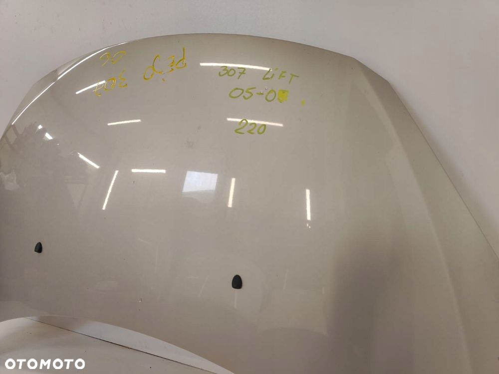 peugeot 307 lift 05-08 maska pokrywa silnika - 2