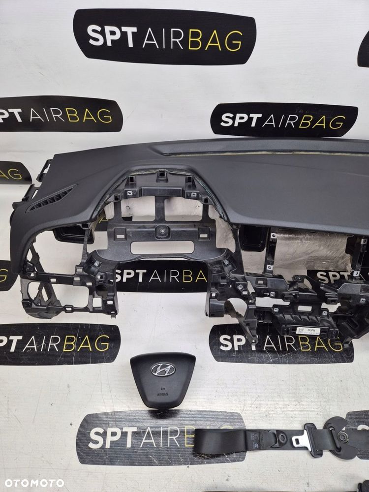 HYUNDAI ELANTRA DESKA ROZDZIELCZA KONSOLA KOKPIT PULPIT PODUSZKI AIRBAG AIR BAG PASY KIT SET - 3