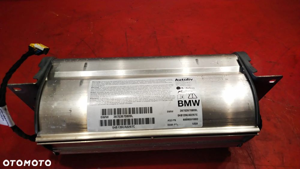 PODUSZKA AIRBAG PASAŻERA BMW E60 39703970809L - 4