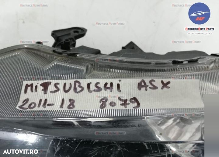Far stanga cu halogen original Mitsubishi ASX 1 (facelift) 2012 2013 2 - 8