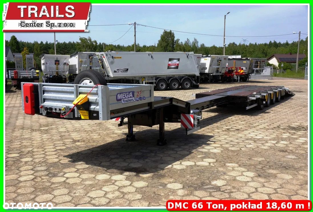 Inny Niska podłoga 4-osie, rozciągana dł. 18,60 m,  własne PTO, NAJAZDY HYDRAULICZNE. !!! - 30