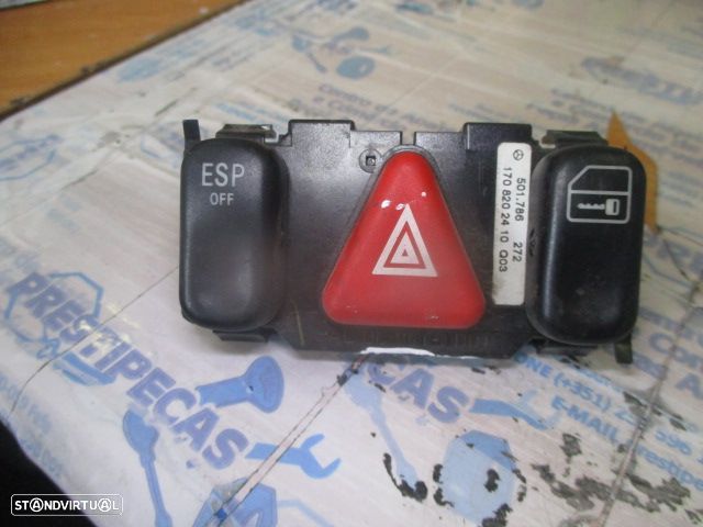 Interruptor 1708202410 MERCEDES W170 2002 4 Piscas. FECHADURA PORTAS, - 1