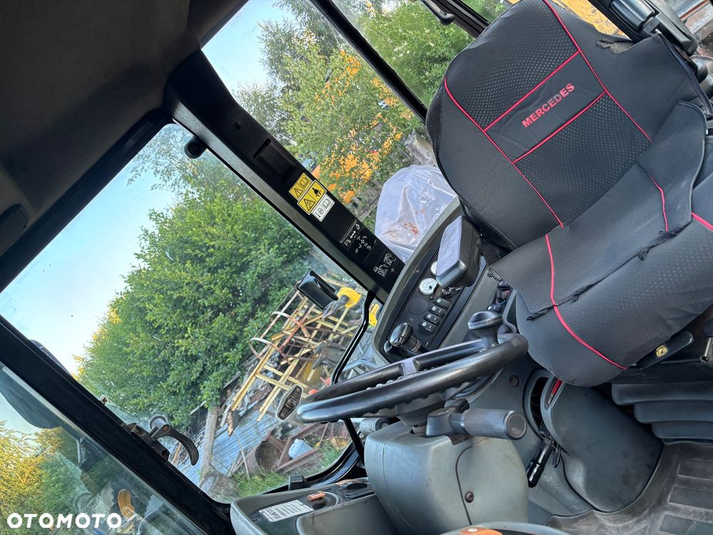Caterpillar CAT 428D 2005r 4x4 koparko ładowarka teleskop widły rekin - 13