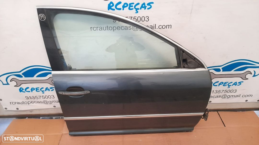 PORTA FRONTAL FRENTE DIREITA COMPLETA FECHO ELEVADOR MOTOR PUXADOR VIDRO VW VOLKSWAGEN PHAETON - 5