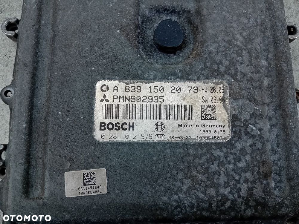 KOMPUTER, STEROWNIK SMART FORFOUR I A6391502079  PMN902935 1.5 CDI - 6