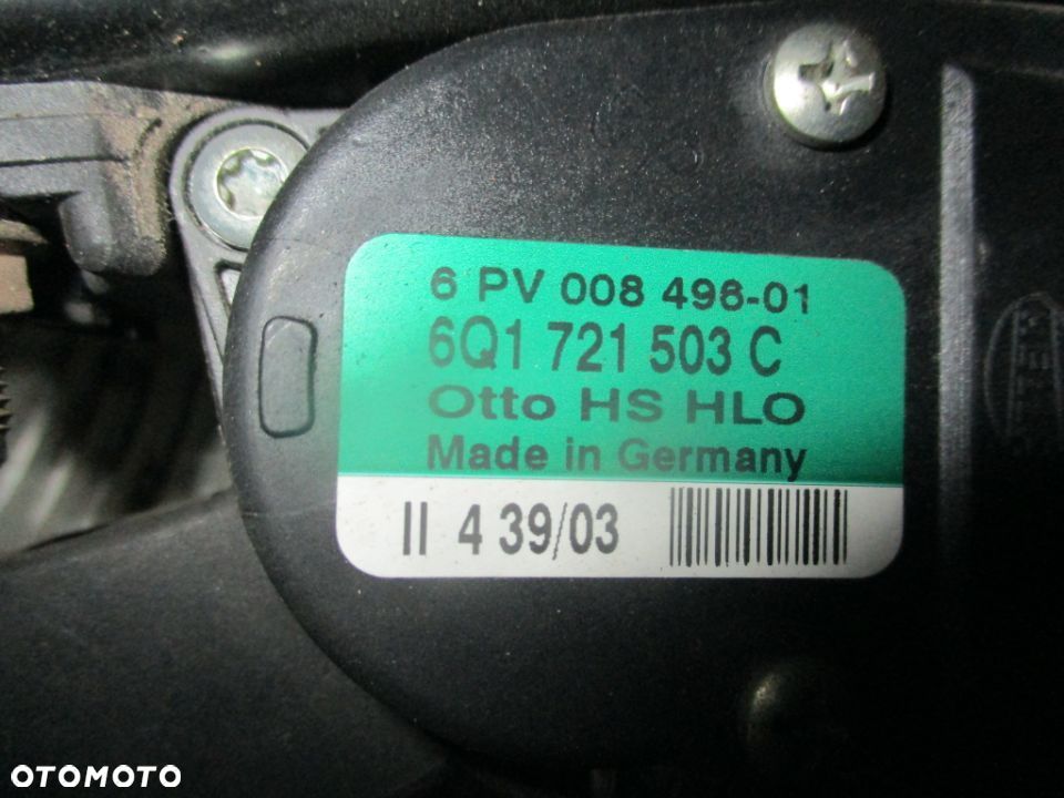 Pedały (sprzęgło, hamulec, gaz) Skoda Fabia I 1.4 - 5