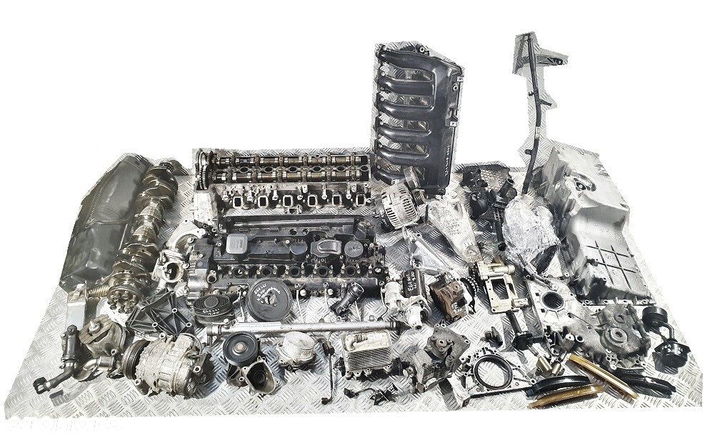 BMW 2.5d 3.0d M57N2 M57N TŁOK KORBOWÓD SILNIK POMPA WAŁEK GŁOWICA MISKA OSŁONA ROZRZĄDU BAGNET NA CZĘŚCI - 1