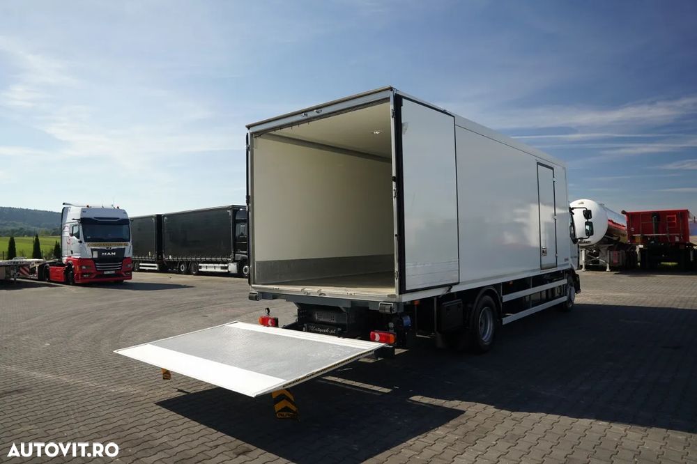 Renault / D 280 / CAMION FRIGORIFIC - 6,7 M / THERMO KING ES-600 MAX / 500 ORE DE FUNCȚIONARE MOTOR / + PLATFORMĂ HIDRAULICĂ PALFINGER - 2.000 KG / UTILIZARE REDUSĂ / - 21