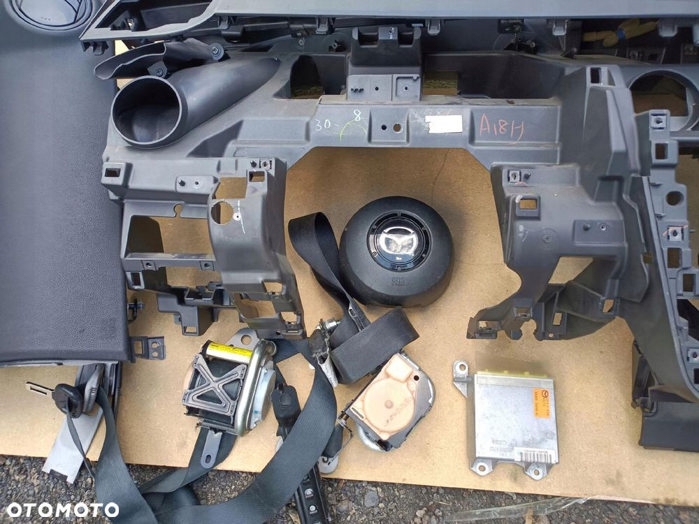 mazda cx-7 deska konsola airbag pasy oryginał - 2