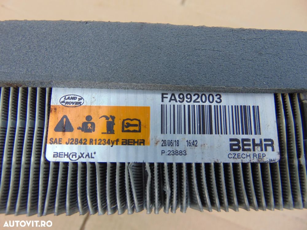 Radiator bord Range Rover Evoque 2011-2018 calorifer bord radiator aeroterma - 8