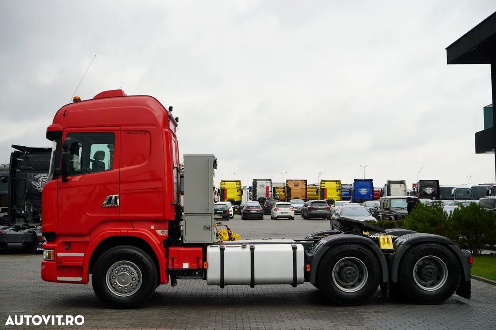 Scania R 580 / V8 / 6x4 / FULL ADR / RETARDER / I-PARK COOL / MTA: 150.000 KG / TRACTOR CU 3 AXE - 6
