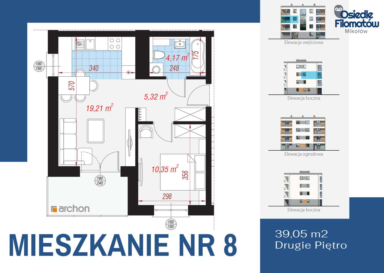 Gotowe mieszkanie w stanie deweloperskim - Pełny obrazek: 3/9