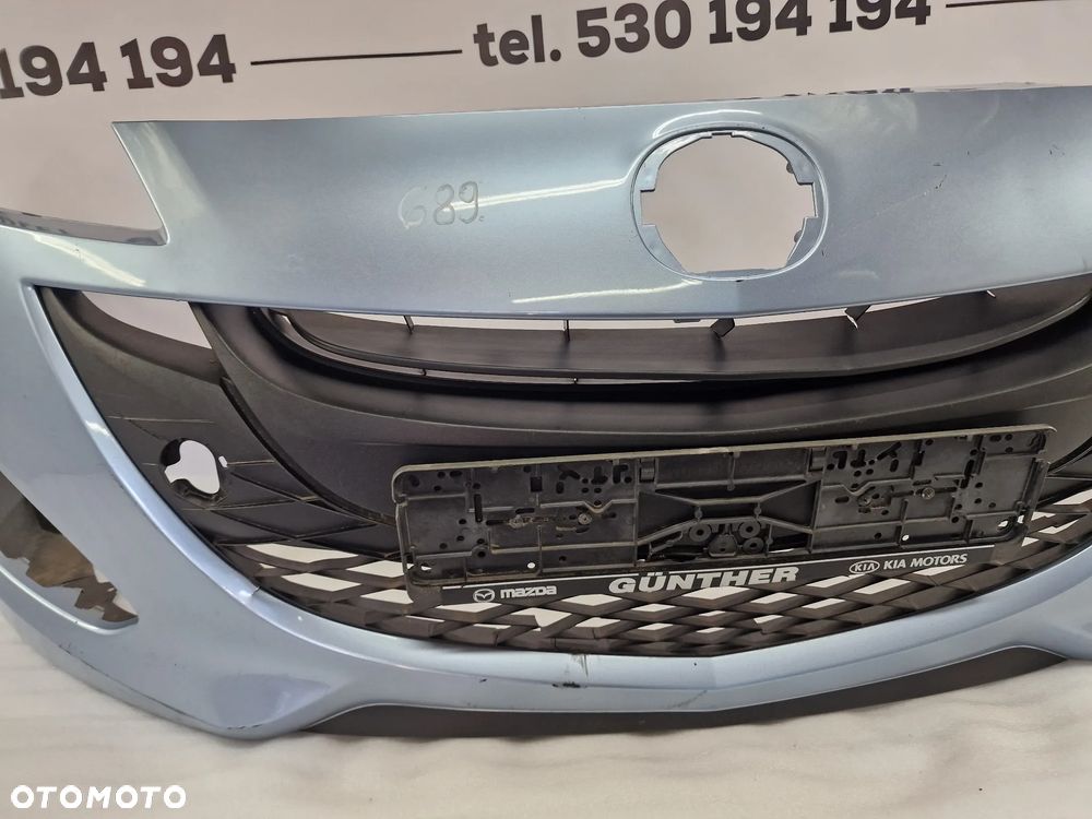 MAZDA 5 LIFT 10- ZDERZAK PRZEDNI PRZÓD NA SPRYSKI , BŁĘKITNY METALIK , NR C513-50031 , NR AUKCJI NZ689 - 6