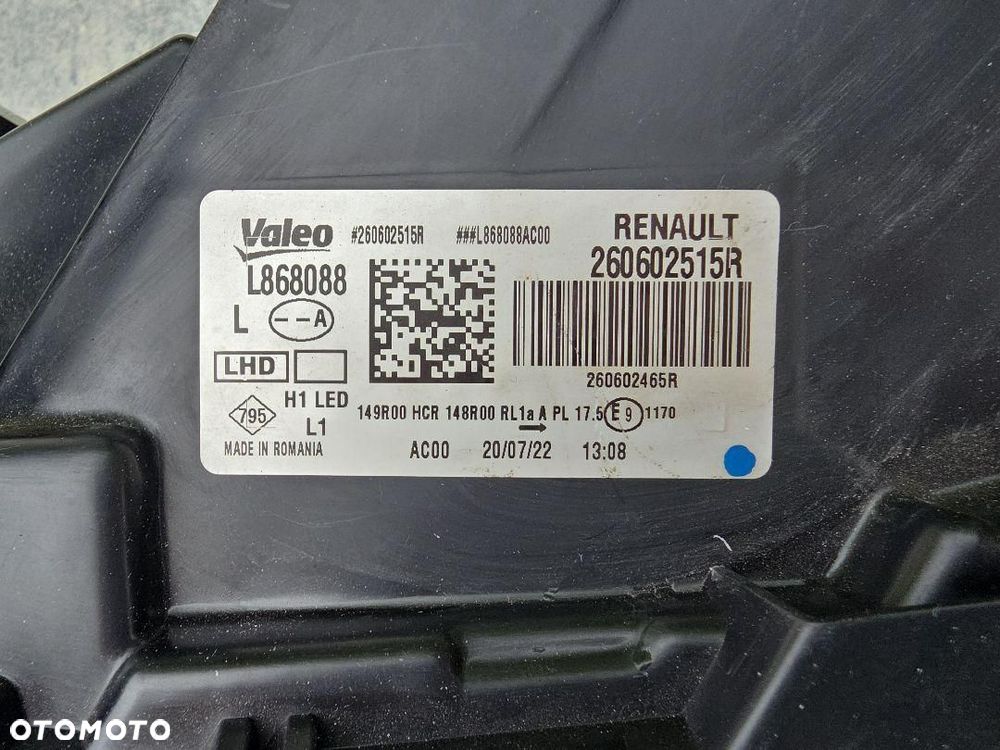 DACIA DUSTER 2 II LIFT Lampy przód Full Led 260602515R 260109550R Chrom - 15