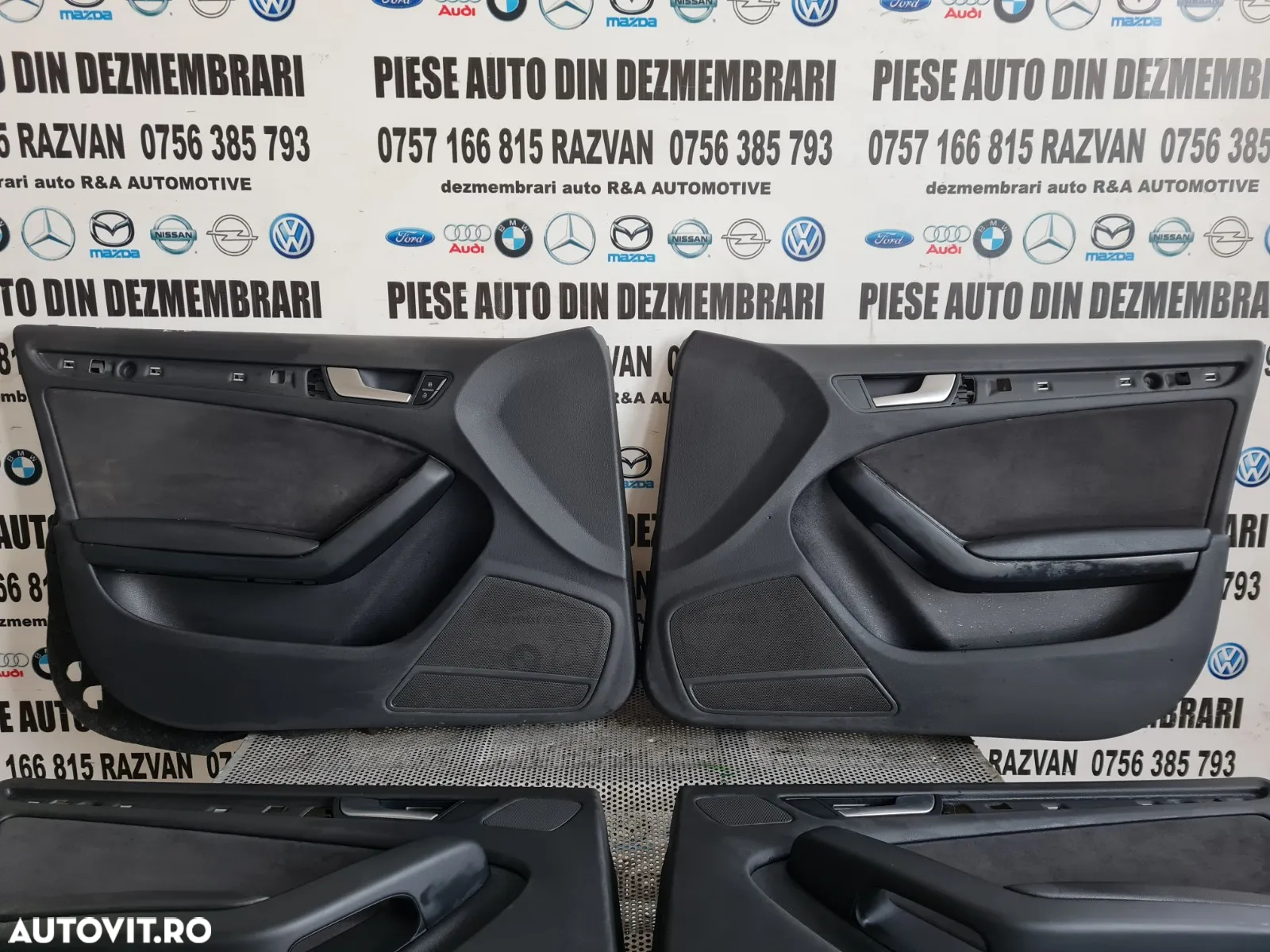 Set Fete Fata Tapiterie Usa Piele Alcantara Audi A5 Sportback 4 Usi 2.0 Tdi Euro 5 Motor CJC Cutie - 6