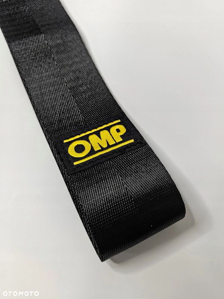 Pas Holowniczy tow strap OMP czarny BLACK - 3