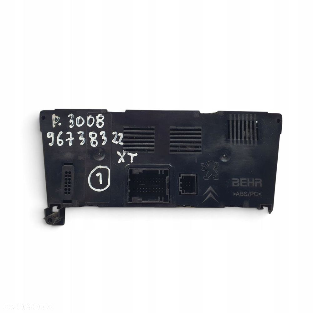 PANEL KLIMATYZACJI NAWIEWU Peugeot 3008 I Przełącznik 96738322XT - 2
