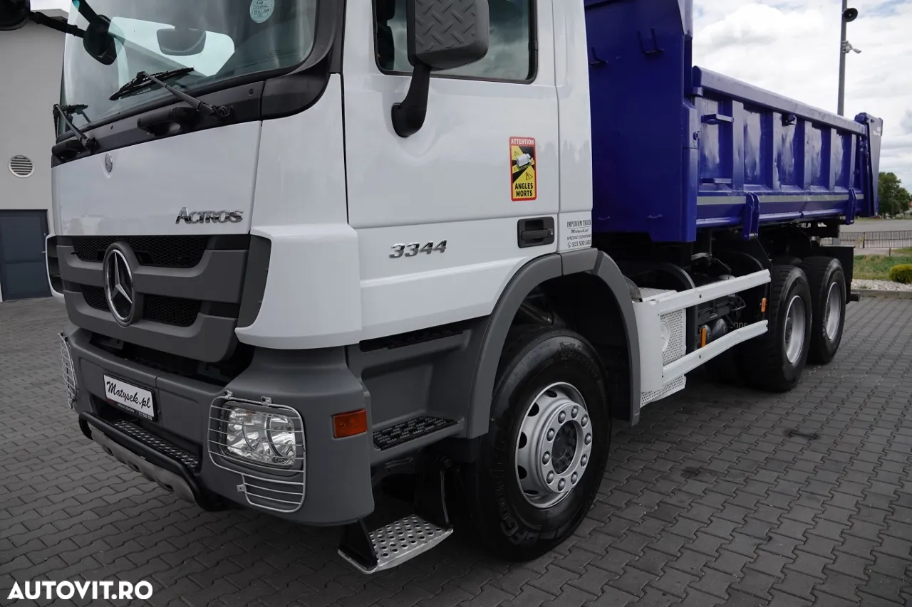 Mercedes-Benz ACTROS 3344 / 6x4 / BASCULATOR 2 STR. / BORDMATIC / HYDROBRA / HYDROKLAPA / EPS + AMBRIEI - 16