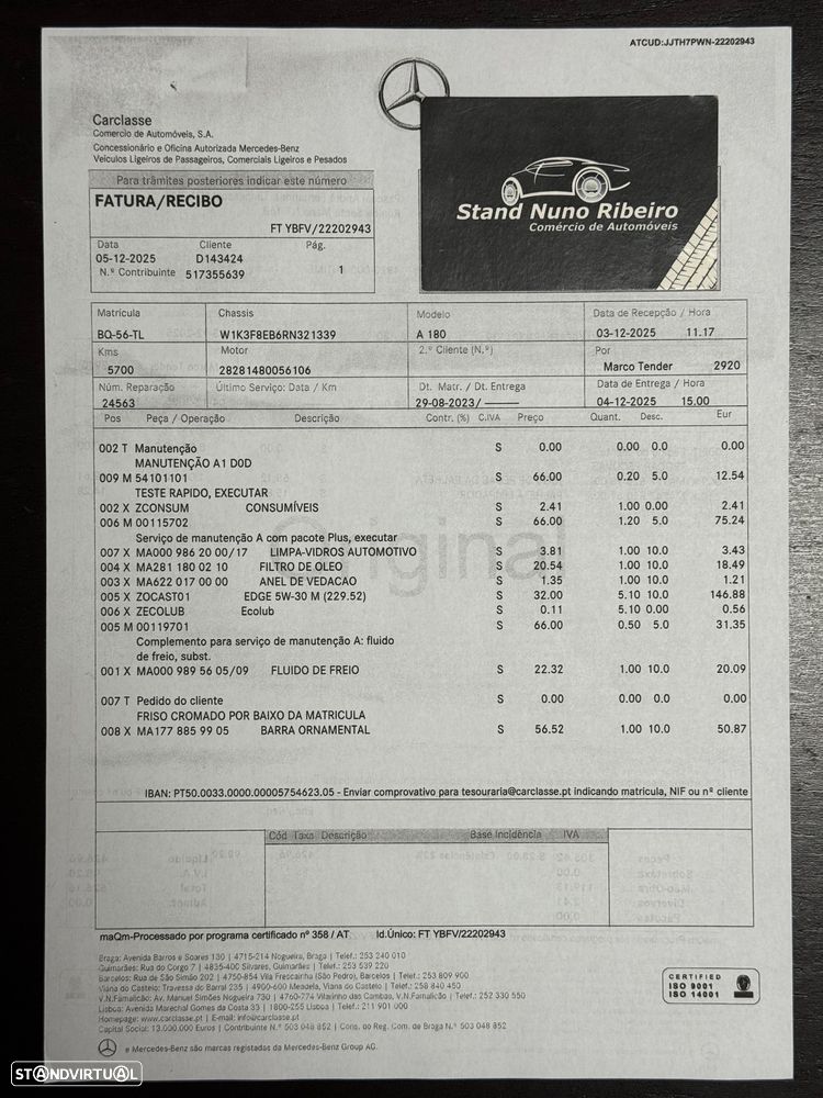 Mercedes-Benz A 180 7G-DCT Advanced AMG Line - 28