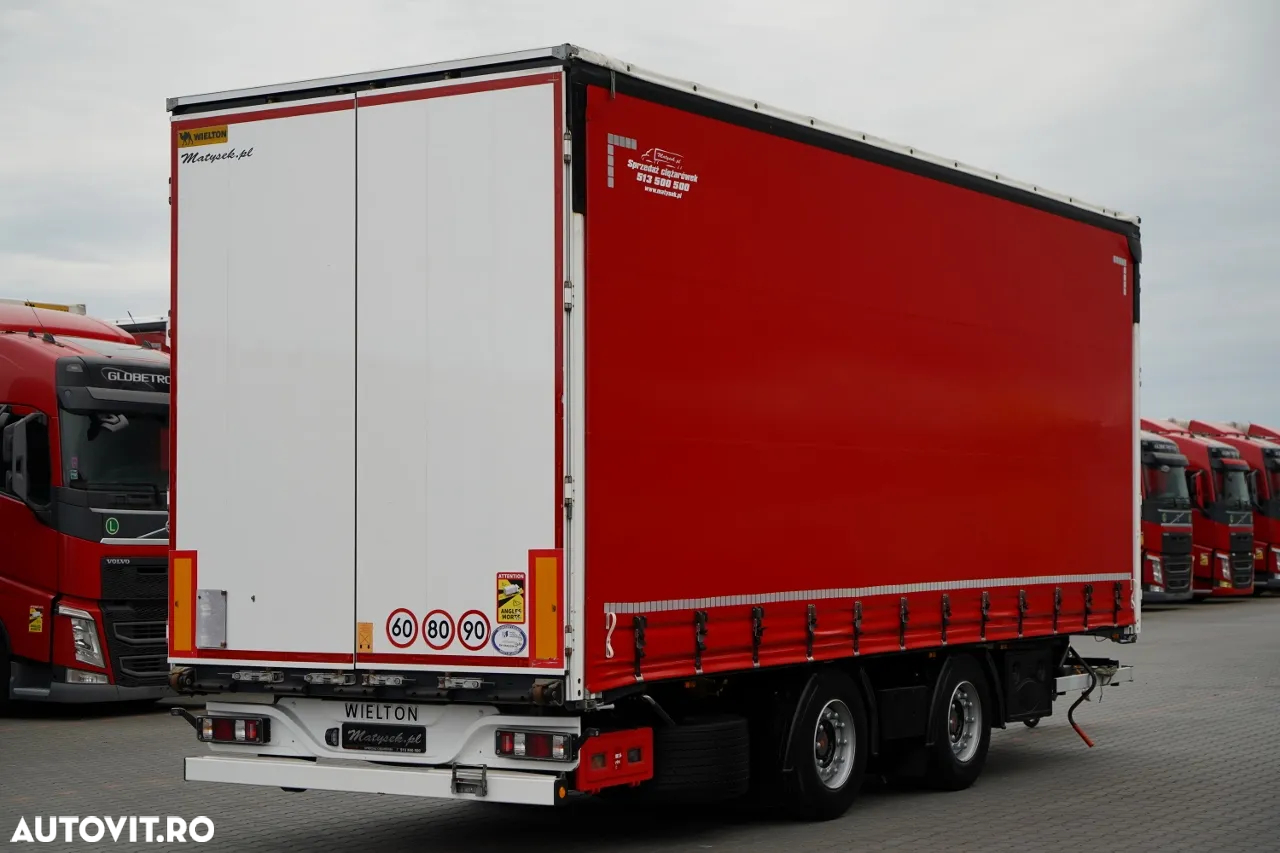 Wielton / REMORCA - 7,7 M / TANDEM / TRANSPORTABILĂ / 2021 - 6