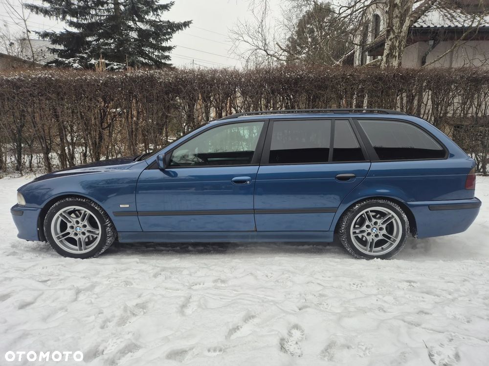 BMW 530D E39 Touring Seria 5 2002r LIFT Mpakiet Topasblau Metallic wszystkie części - 4