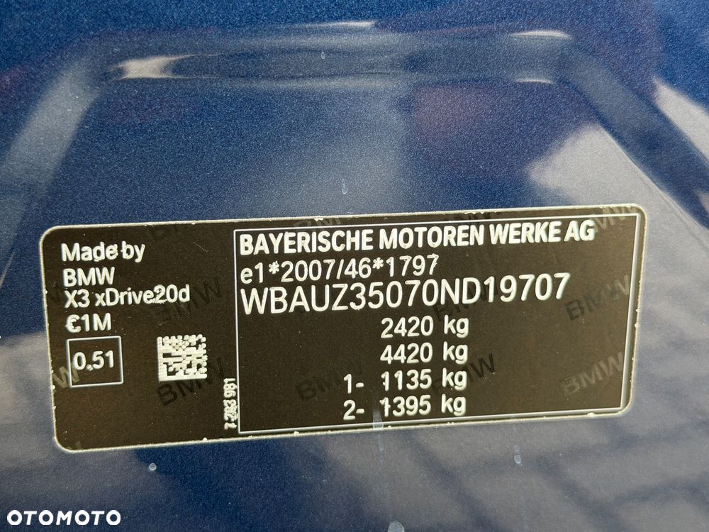 BMW X3 xDrive20d mHEV M Sport sport - 35