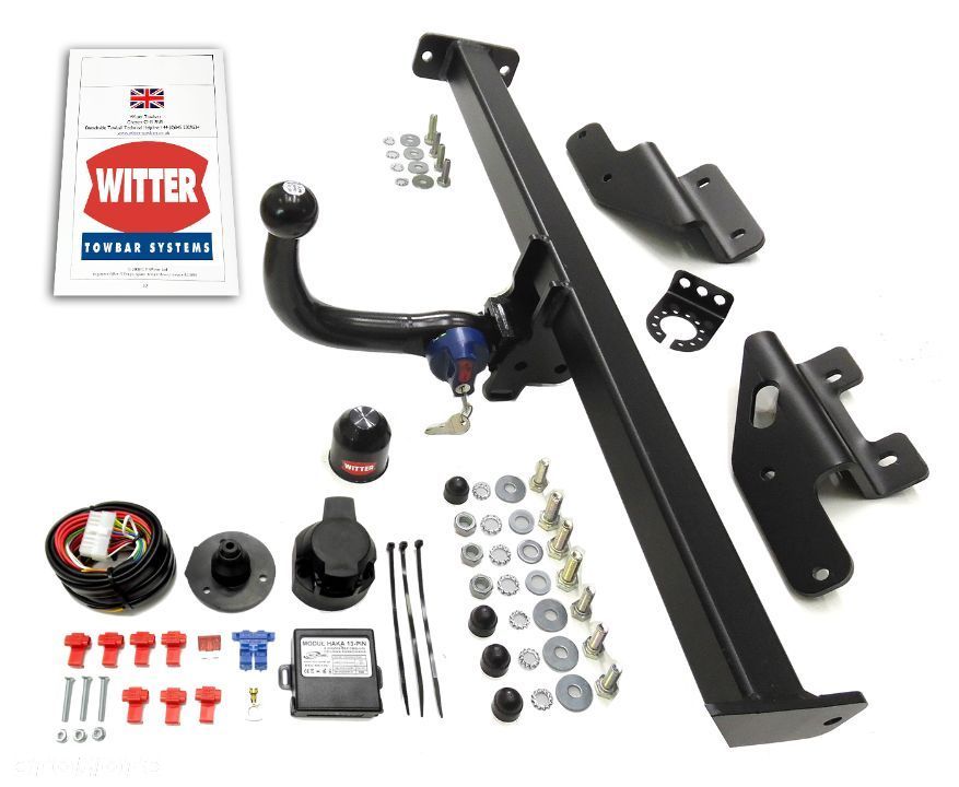 Hak Holowniczy Witter Automatycznie Wypinany Moduł 13 pin + Wiązka do Hyundai IX35 od 2010 do 2015 - 12