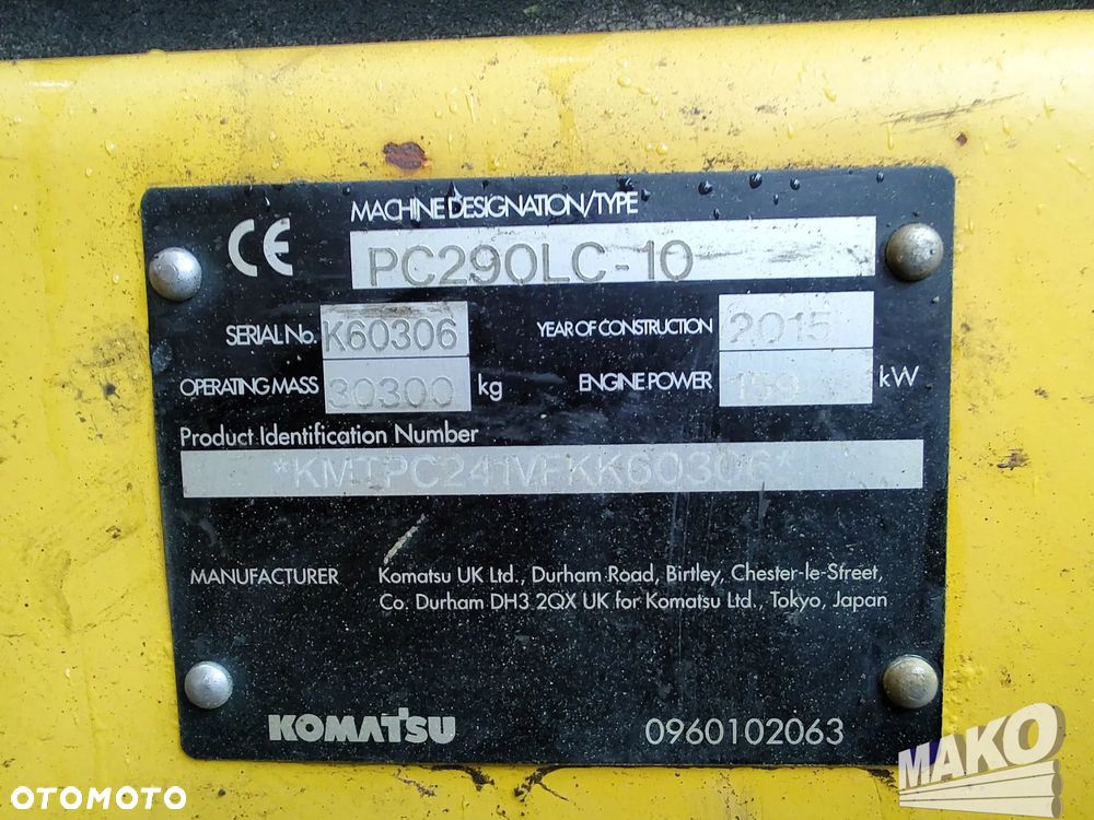 Komatsu PC290 LC-10 - 12