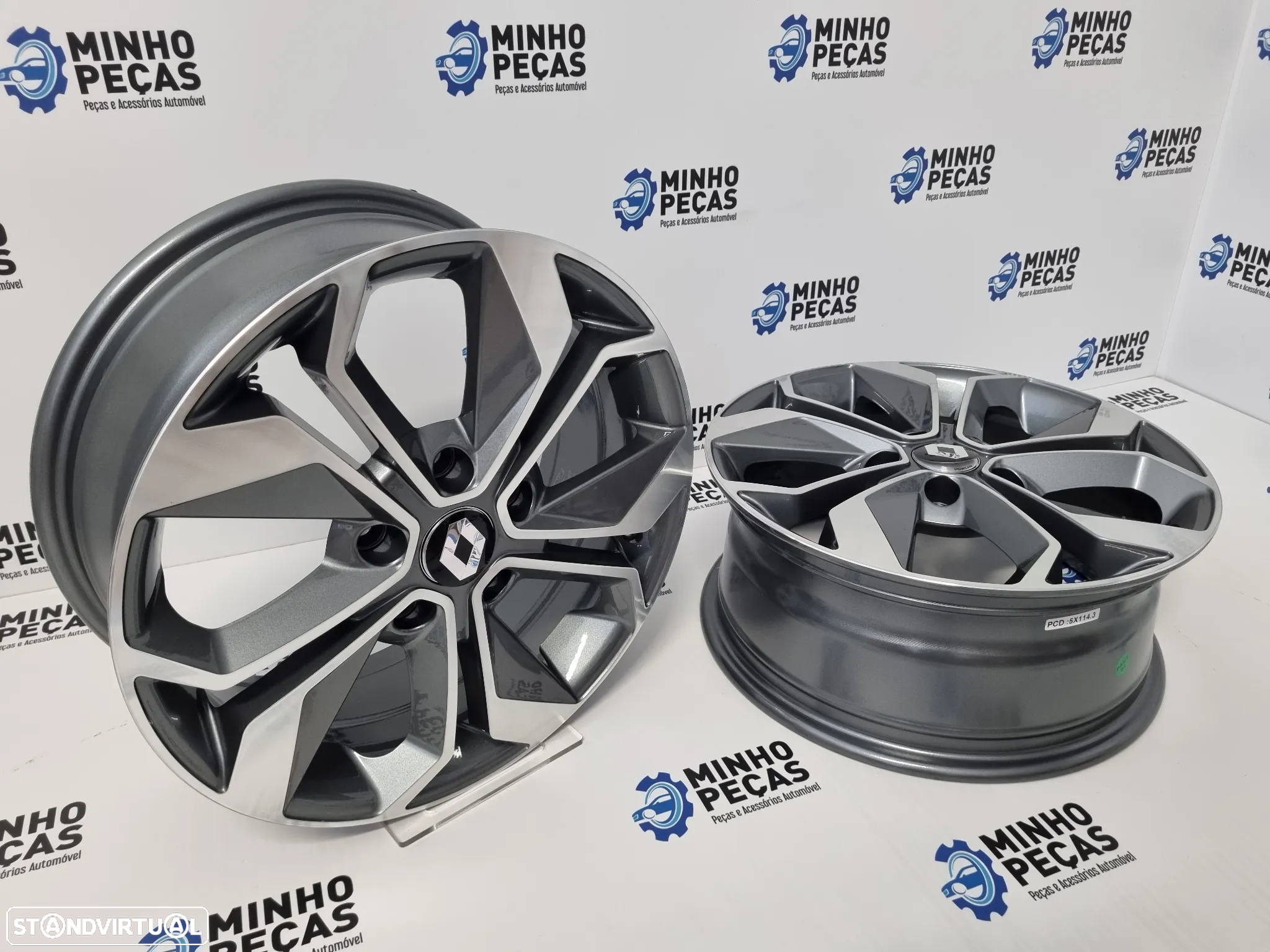 Jantes Renault Megan 4 GT LINE em 16 GunMetal (5x114.3) - 6