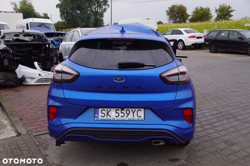 Auto na części - Ford Puma MK2 1.0 EcoBoost 125 KM B7JB N1T1-7000-DA Desert Island Blue 2023R Silnik Skrzynia Drzwi Szyba Zderzak Klapa Lampa Sterownik Moduł Czujnik Fotel Wyświetlacz Deska Kokpit Kierownica - 4