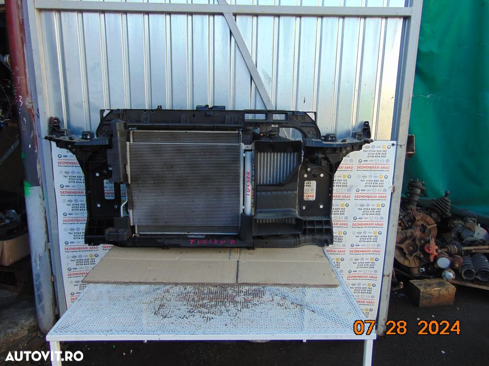 Trager Hyundai Tucson 2015-2021 trager complet radiatoare armatura senzor pietoni 1.6 benzina manual ventilator - 10