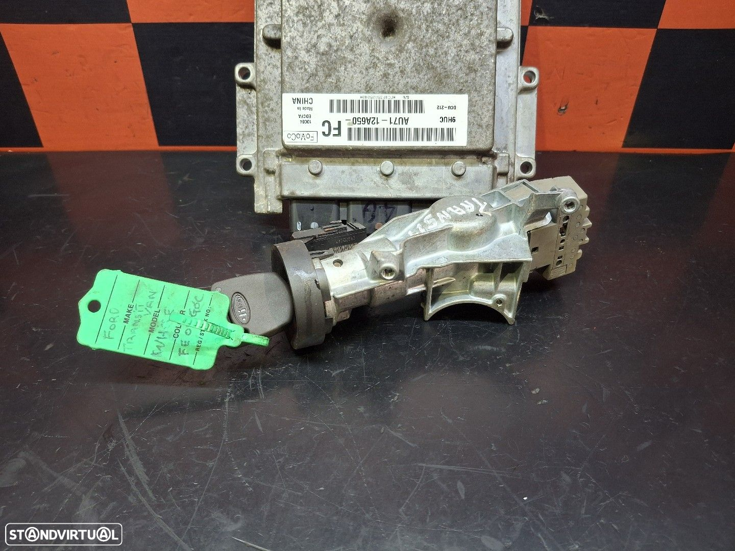 Conjunto Centralina Motor + Ignição Ford Transit Camião De Plataforma/ - 2