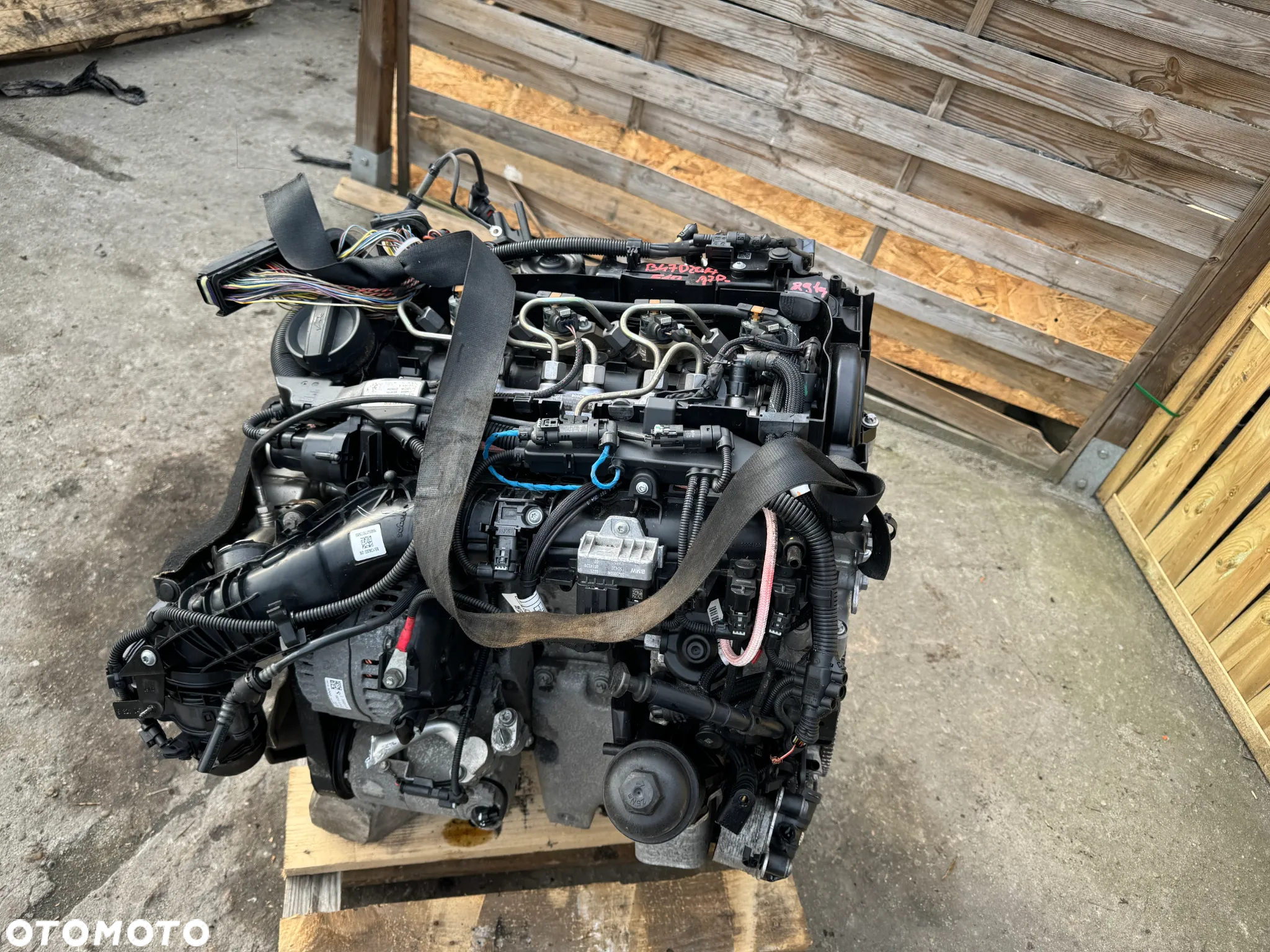 silnik b47d20a 2.0d bmw f10 kompletny 190km euro 6 104 tyskm - 19